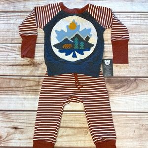 HANDMADE Sweatsuit - NWT - Grow with me sizing size 1-3 years